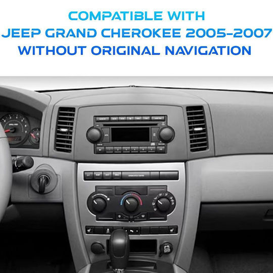 Digital IQ Car Audio System for Jeep Grand Cherokee 2005-2007 Bluetooth USB WiFi GPS Apple CarPlay Android Auto with 10" Touch Screen