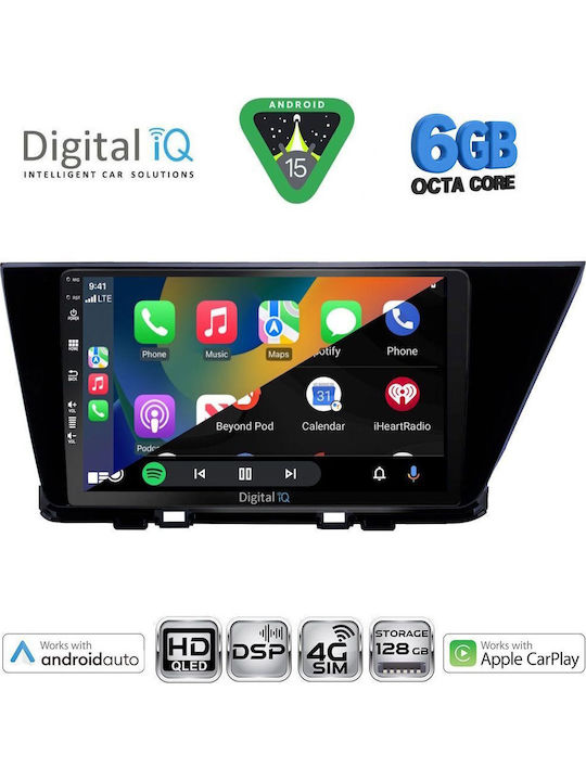 Digital IQ Car Audio System for Kia Niro 2017-2021 Bluetooth USB WiFi GPS Apple CarPlay Android Auto with 9" Touch Screen
