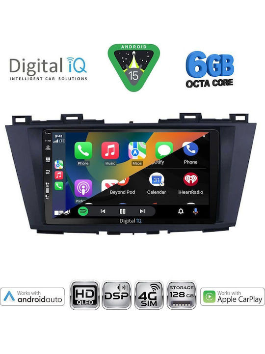 Digital IQ Car Audio System for Mazda 5 2011-2020 Bluetooth USB WiFi GPS Apple CarPlay Android Auto with 9" Touch Screen