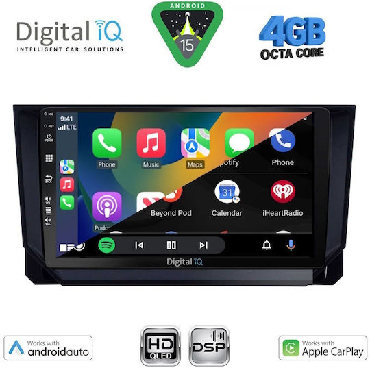 Digital IQ Ηχοσύστημα Αυτοκινήτου για Mazda CX-9 2006-2015 (Bluetooth/USB/WiFi/GPS/Apple-Carplay/Android-Auto) με Οθόνη Αφής 10"