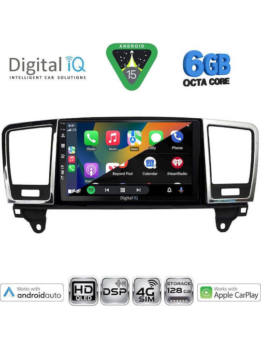 Digital IQ Car Audio System for Mercedes-Benz ML / GL Class 2011-2019 (Bluetooth/USB/WiFi/GPS/Apple CarPlay/Android Auto) with 9" Touch Screen