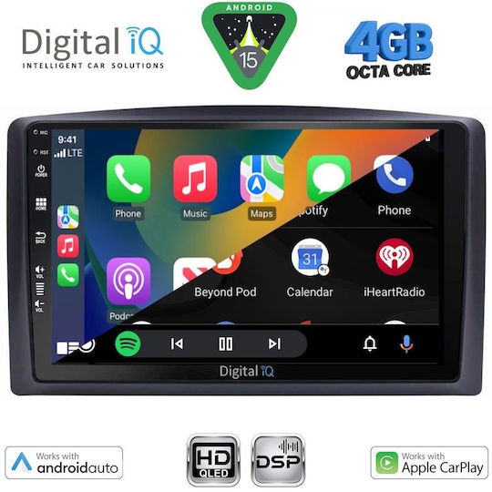 Digital IQ Car Audio System for Mercedes-Benz Vito / Viano Bluetooth USB WiFi GPS Apple CarPlay Android Auto with 10" Touch Screen