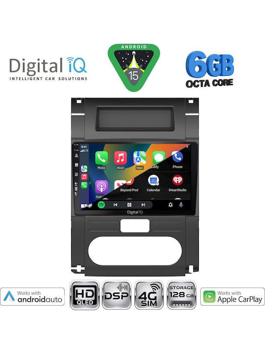 Digital IQ Автомобилна Аудио Система за Nissan X-Trail 2007-2013 (Bluetooth/USB/Wi-Fi/GPS/Apple CarPlay/Android Auto) с Touch Screen 10"