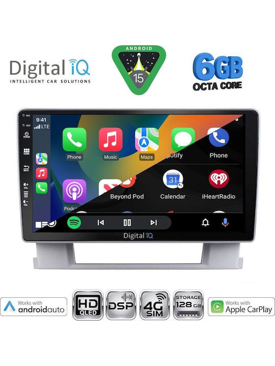 Digital IQ Car Audio System for Opel Astra 2010-2016 Bluetooth USB WiFi GPS Apple CarPlay Android Auto with 9" Touch Screen