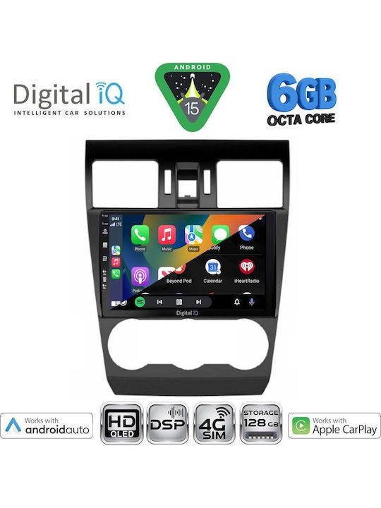 Digital IQ Car Audio System for Subaru Forester / Impreza 2013-2019 (Bluetooth/USB/WiFi/GPS/Apple CarPlay/Android Auto) with 9" Touch Screen