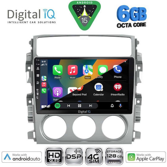 Digital IQ Car Audio System for Suzuki Liana 2001-2007 Bluetooth USB WiFi GPS Apple CarPlay Android Auto with 9" Touch Screen