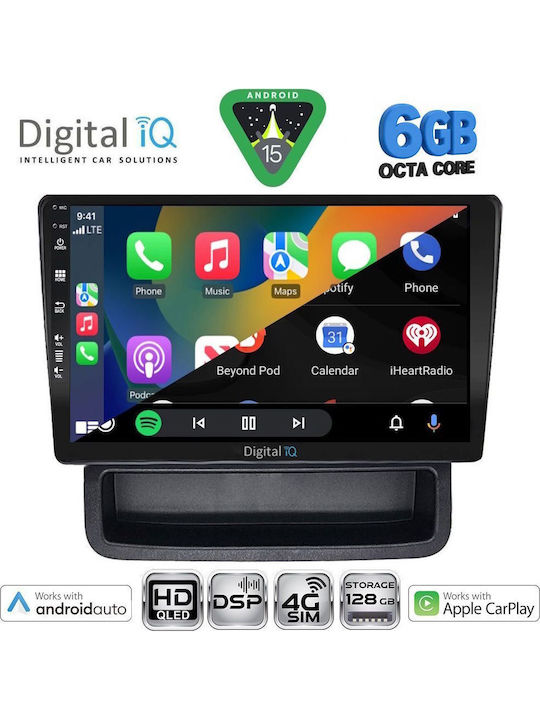 Digital IQ Car Audio System for Opel Vivaro Renault Trafic Nissan Primastar 2004-2015 (Bluetooth/USB/WiFi/GPS/Apple CarPlay/Android Auto) with 10" Touch Screen