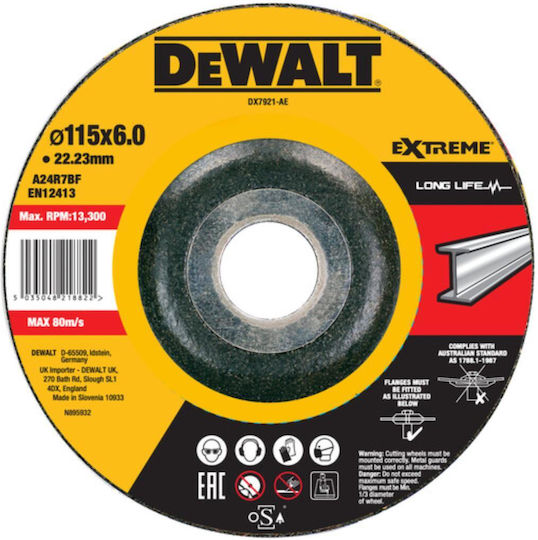 DEWALT Диск За Рязане На Метал 115mm