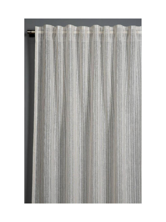 Curtain With Beige Tunnel 140x175cm
