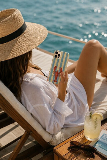 Salt & Stripe Collection Catch OnePlus 8T Flexible TPU Transparent Silicone Case