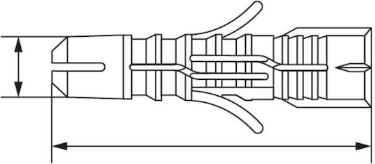 Universal Anchor Nl 8x40mm Wbox 100pcs