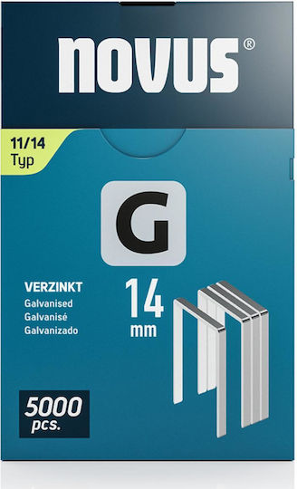 Heftklammern G11 10,6x14mm 5000 Stück Novus