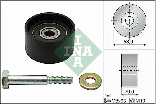 Ina Timing Belt Guide Roller Alfa Romeo Fiat Diameter 53.0mm Width 29.0mm 31.0mm