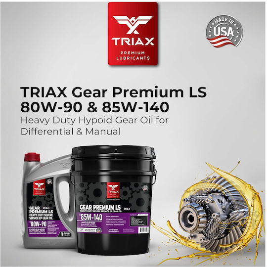 Ulei Transmisie Manuala Triax Hd Gear Premium 80w-90 Api Gl-5 Ls 946 Ml