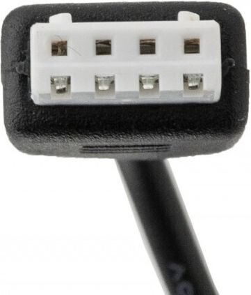 M-Tech Σύστημα Παρκαρίσματος Αυτοκινήτου με Buzzer και 4 Αισθητήρες 18mm σε Λευκό Χρώμα