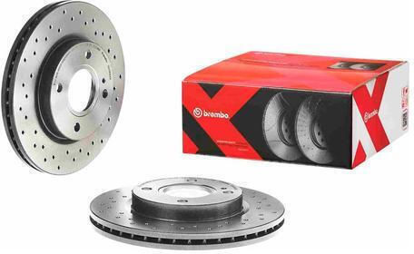 Ford Fiesta Vi Brake Disc Brembo 09.a968.2x