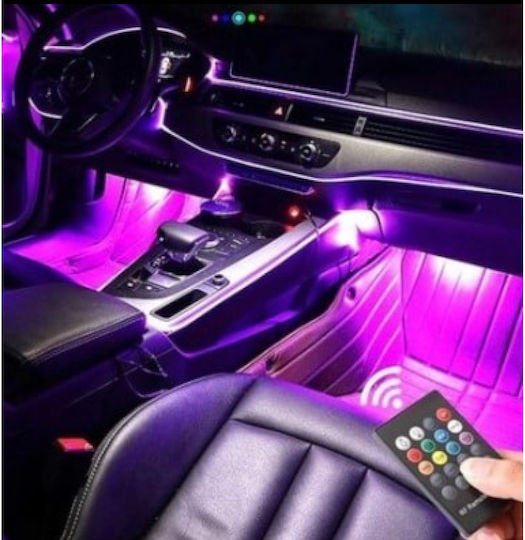 Decorative Lighting Fiber Optic Led RGB 8m Interior Car Salon Light Show Remote Control & Microphone 12v Fiber Optic