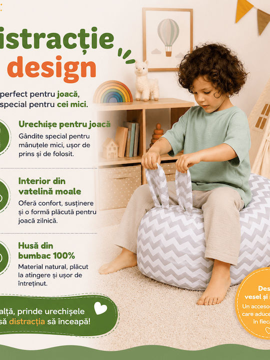 Beanbag verde 50x30x26εκ.