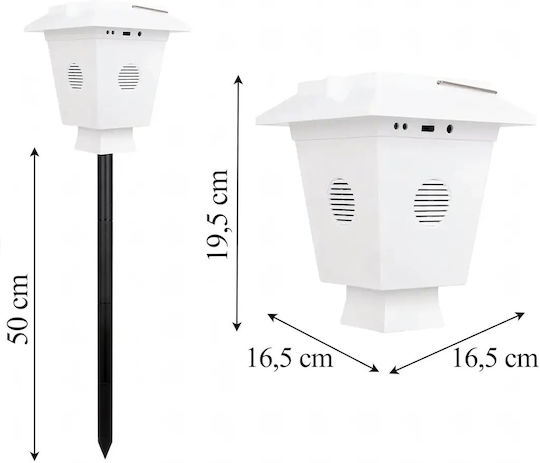 Ultrasonic Bird Repellent Solar Powered