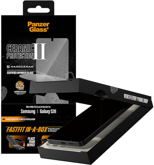 PanzerGlass Ceramic Screen Protector (Galaxy S26)