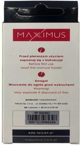 Maxximus Συμβατή Μπαταρία Αντικατάστασης 1600mAh για iPhone 5S, iPhone 5C