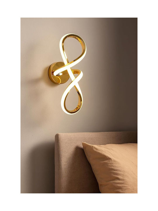 Jiju Lampă de perete cu LED integrat Auriu