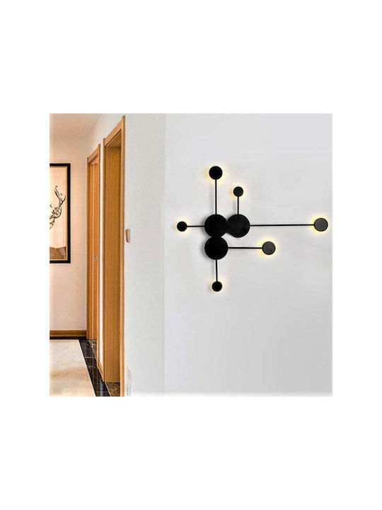 Jiju Lampă De Perete Tablou LED Negru Jiju Lampă De Perete Tablou LED Negru