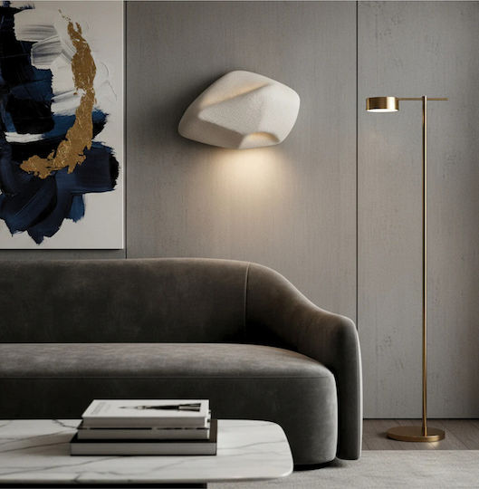 Lightplanet Modern Wall Lamp with Integrated LED and Warm White Light Grey