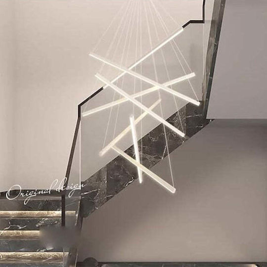 Jiju LED Lumini Suspendate Alb