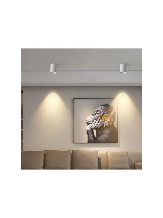 Jiju Spot Încastrat Cu LED Încorporat Și Lumină Alb Natural Alb 8x8cm