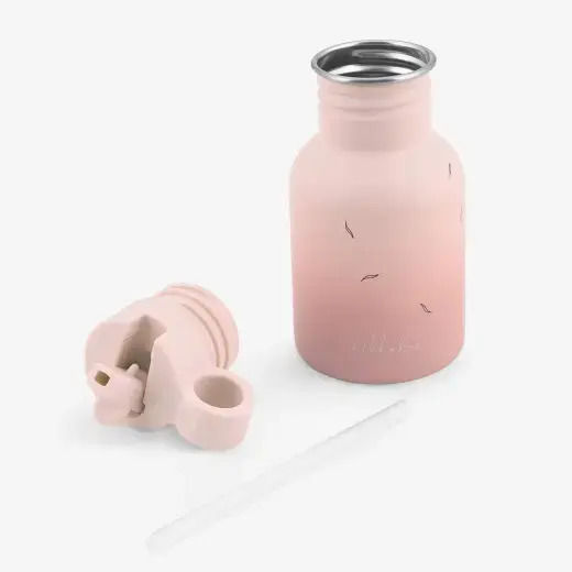 Kikka Boo Kids Stainless Steel Water Bottle with Straw Green 350ml