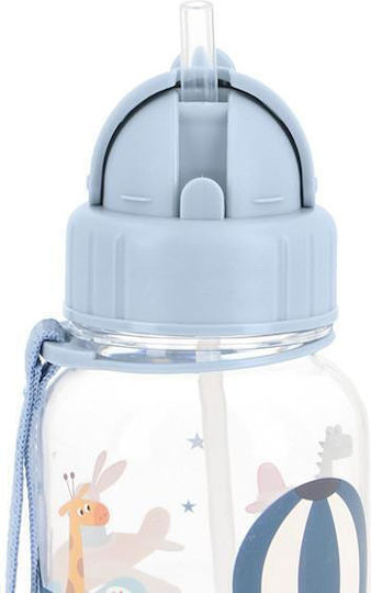 Tutete Sticlă Pentru Copii Din Plastic Cu Pai Multicolor 500ml