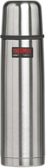 Thermos Thermosflasche Rostfreier Stahl 750ml Silber