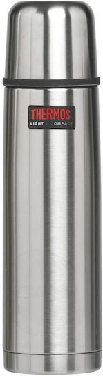Thermos Thermosflasche Rostfreier Stahl 750ml Silber