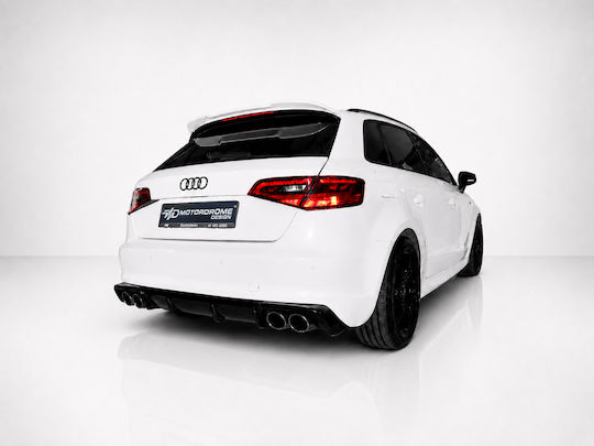 Motordrome Diffuser Car Rear Compatible with Audi A3 2012