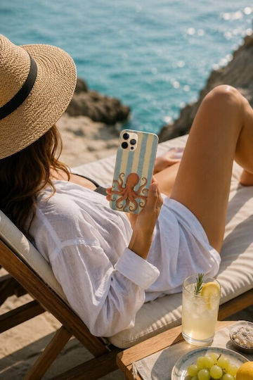 Θήκη Salt & Stripe Collection Drift Xiaomi Mi 8 Lite Flexible Tpu Διάφανη Σιλικόνη