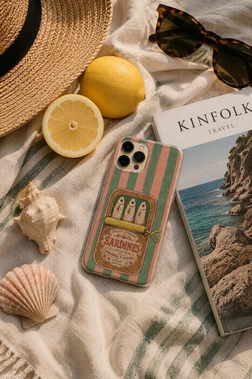 Salt & Stripe Collection Tin Case OnePlus N10 5G Flexible TPU Transparent Silicone