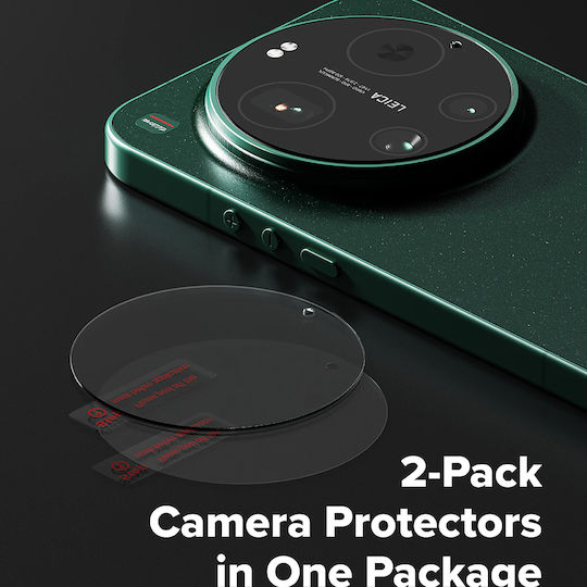 Ringke Protector Glass 2 Pack Προστασία Κάμερας Tempered Glass Διάφανο για το Xiaomi 17 Ultra