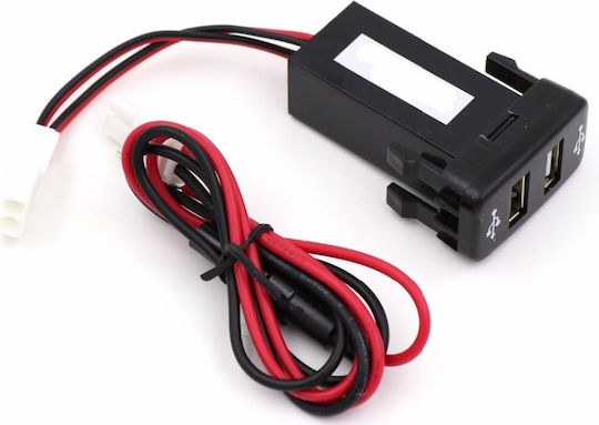 USB адаптер Peugeot 307 12V 4.2 Amp Черен Цвят
