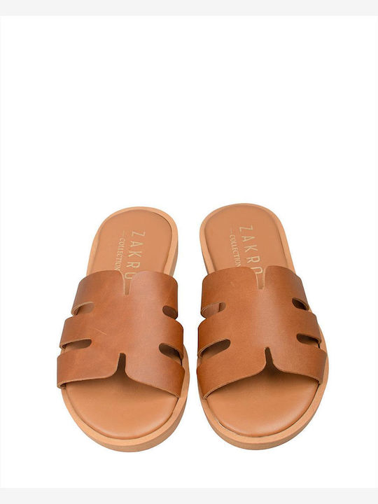 Women's Flat Sandals Brown VENUS-61162 Camel