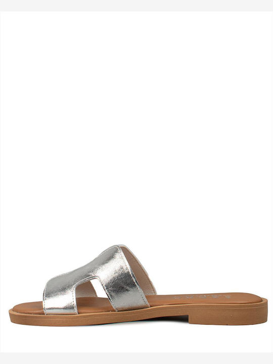Women's Flat Sandals Silver