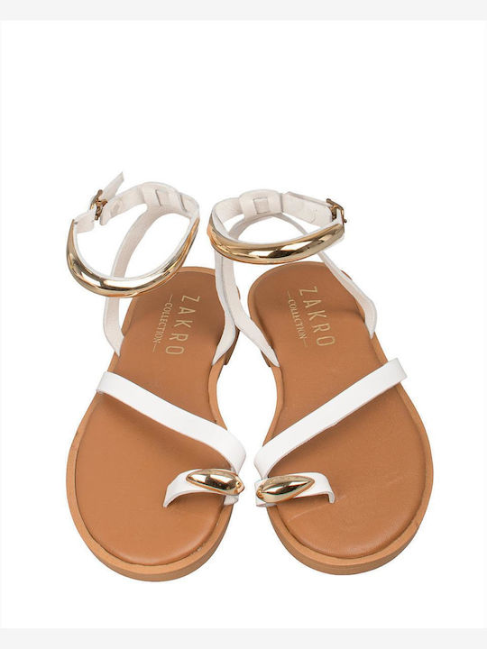 Women's Flat Sandals White VENUS-61161 White