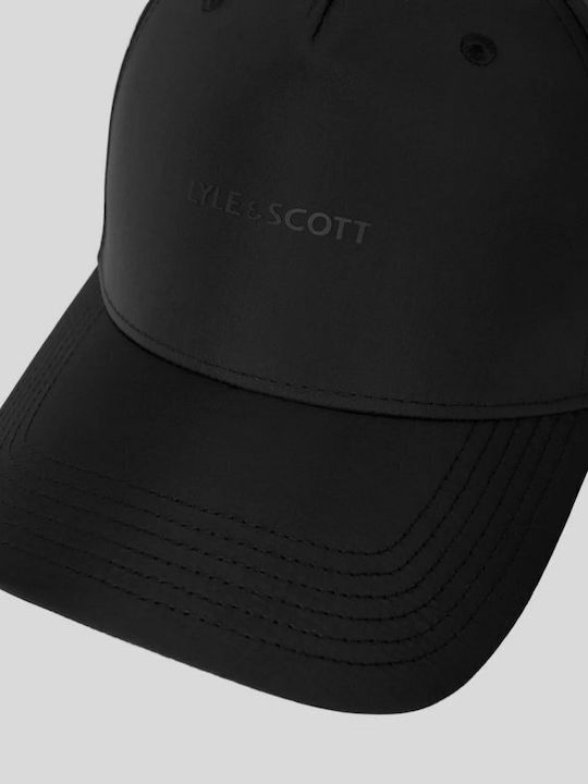 Șapcă Din Material Shell Lyle & Scott He2306a-z865 Negru Jet