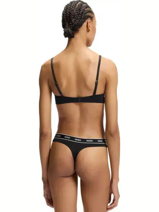 Γυναικεία String 3Pack Μαύρα