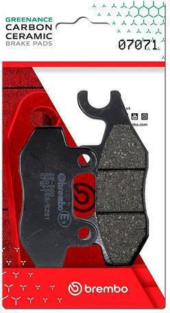 Brembo Τακάκια Scooter Carbon Ceramic41 9x76 9x8mm Kymco People Suzuki An Uh 125-400 1999-2019