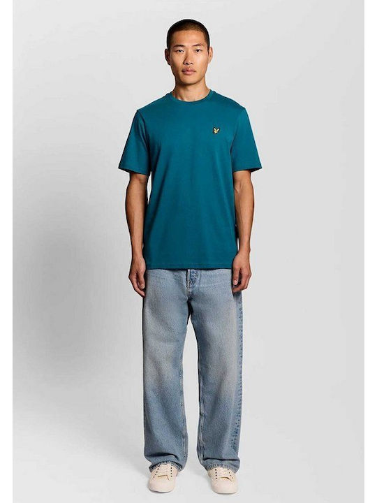 T-shirt Πετρόλ