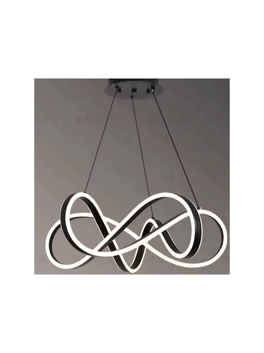 Jiju Lumini Suspendate Negru LED