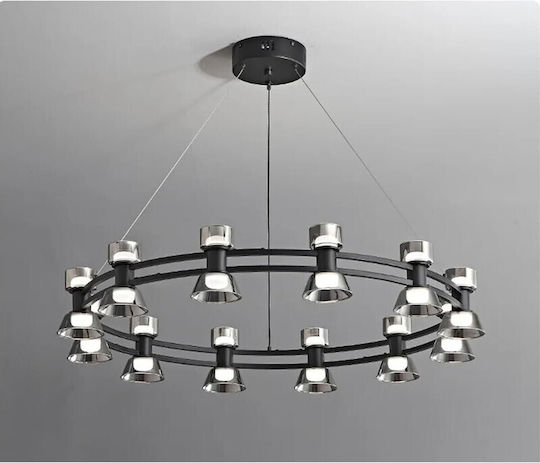 Jiju Висящо LED Осветително Тяло с Неутрално Бяло Светлина 63x63см