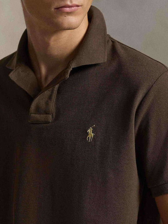 Polo блуза кафяв