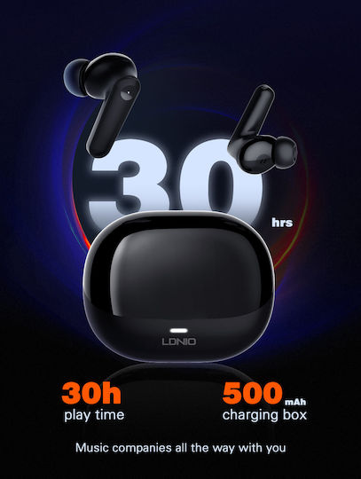 Ldnio T05 Căști Bluetooth Handsfree In-ear cu Husă de încărcare Negre